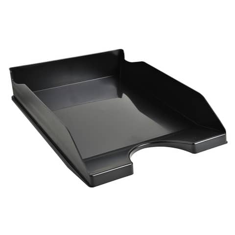 Vaschetta portacorrispondenza Exacompta ECOTRAY EcoBlack plastica A4+ nero 123014D